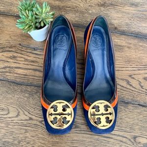 TORY BURCH Leather Suede shoes